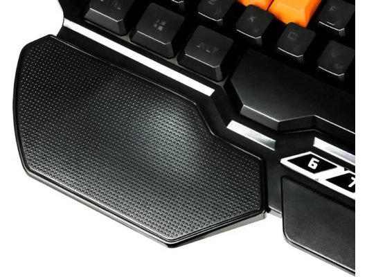 Клавиатура проводная игровая A4Tech Bloody B314 черный (подставка для запястий)